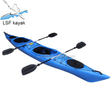 new design 2 seater sit in ocean cheap kayaks LLDPE